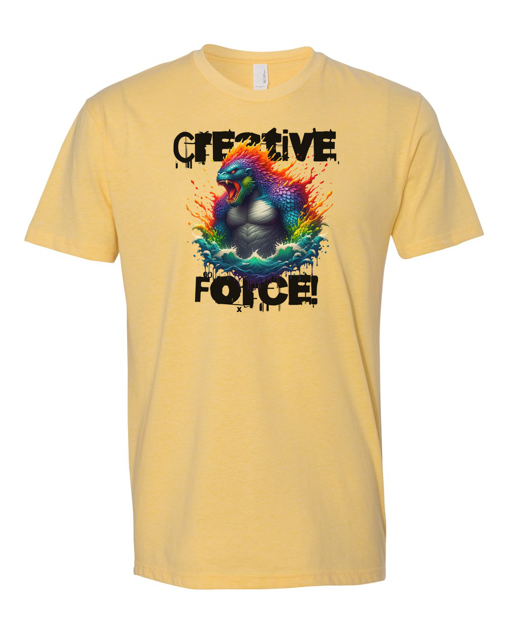Creative Force Men's T-Shirt Banana Cream (NL6210)